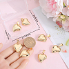 Beebeecraft 8Pcs Rack Plating Brass Pendants KK-BBC0015-09-3