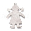 Non-Tarnish 304 Stainless Steel Pendants STAS-H113-09P-2