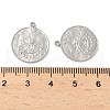 304 Stainless Steel Pendants STAS-L022-441P-01-3
