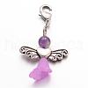 Natural Mixed Stone Pendant HJEW-JM00212-2