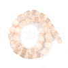 Natural Selenite Beads Strands G-F750-17-3