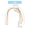 Zinc Alloy Phone Hand Strap Chains Adjustable Diagonal Chain wave Clip FIND-WH0260-56LG-2