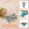  14Pcs 7 Styles Synthetic Turquoise Pendants FIND-TA0003-06-12
