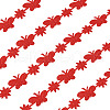 20 Yards Malan Flower and Butterfly Polyester Lace Trim OCOR-TAC0016-18E-10