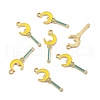 Alloy Enamel Pendants ENAM-CJC0015-08B-LG-1