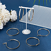 Beebeecraft 3 Pairs Brass Hoop Earrings for Women EJEW-BBC0001-66G-03-4