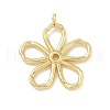 Rack Plating Brass Pendants KK-G515-25G-1