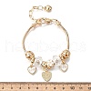 Alloy Enamel European Beads Charm Bracelets BJEW-F495-03G-3