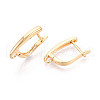 Brass Hoop Earring Findings KK-N267-23B-G-2