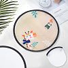 Sublimation Blank Polyester Folding Fan AJEW-WH0010-57A-5