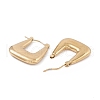 304 Stainless Steel Trapezoid Thick Hoop Earrings for Women EJEW-B018-07G-2