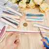 SUPERFINDINGS 14Pcs 14 Styles Polycotton & Polyester Ribbon OCOR-FH0001-35B-3