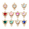 Mega Pet 20Pcs 10 Color Zinc Alloy Links Connectors ALRI-MP0001-01-1