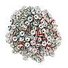 Brass Grade A Rhinestone Spacer Beads RB-A014-Z6mm-S-3