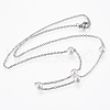 304 Stainless Steel Pendant Necklaces X-NJEW-G305-01P-1