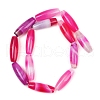 Natural Striped Agate/Banded Agate Beads Strands G-S280-10C-3