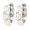 Brass Spike Hoop Earrings EJEW-I289-16P-1