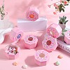Hexagon Donut Cardboard Boxes CON-WH0019-18A-4