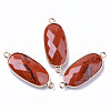 Natural Red Jasper Links Connectors G-R472-03E-1