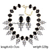 Alloy Rhinestone Jewelry Sets FS-WG3ECD0-03-2