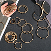 SOFPLATE Iron Open Jump Rings FIND-SP0002-63B-6