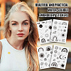64 Patterns Non-woven Fabrics Water-soluble Embroidery Aid Drawing Sketch DIY-TAC0100-003-8