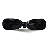 Cellulose Acetate & Iron Alligator Hair Clips AJEW-K047-01G-03-2