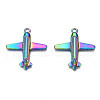 Rainbow Color Alloy Pendants PALLOY-N156-192-NR-2