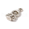 Tibetan Style Alloy Pendant TIBE-Q090-73AS-2