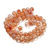Baking Painted Glass Bead Strands GLAA-G116-02-3