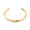 Ion Plating(IP) 304 Stainless Steel Cuff Bangles for Women BJEW-K252-05G-2