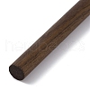 Waxed Round Wooden Sticks WOOD-WH0029-35B-2