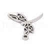 Non-Tarnish 201 Stainless Steel Pendants STAS-K003-01P-3