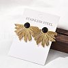 304 Stainless Steel Studs Earrings for Women EJEW-K306-32G-5