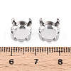 201 Stainless Steel Sew on Prong Settings STAS-T032-01-10mm-P-3