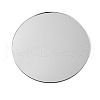 (Defective Closeout Sale: No Film) Flat Round Shape Glass Mirror GLAA-XCP0001-64-1