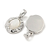Natural Shell Pendants KK-P275-02P-2