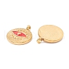 PVD Vacuum Plating 304 Stainless Steel Enamel Pendants STAS-G255-12G-3
