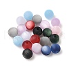 Resin Imitation Cat Eye Beads RESI-Q025-01A-2