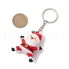 Christmas Theme PVC Plastic Pendant Keychains KEYC-JKC00935-01-3