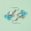 Glass Dangle Earrings EJEW-MZ00319-01-3