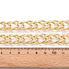 Aluminium Two Tone Rhombus Link Chains CHA-N004-05G-3