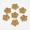 Tibetan Style Alloy Bead Caps X-GLF10597Y-NF-1