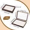 Wood Jewelry Presentation Boxes with White EVA Foam Mat Inside ODIS-WH0061-06A-2