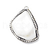 Natural Freshwater Shell Pendants SHEL-F005-08A-2