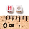 Opaque Acrylic Enamel Beads OACR-A038-01-3