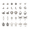 Kissitty 30Pcs 15 Style Tibetan Style Alloy Pendants FIND-KS0001-26-2