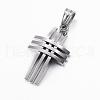 Tarnish Resistant 304 Stainless Steel Pendants STAS-H388-01P-1