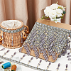 12M Polyester Fringe Lace Trims SRIB-WH0026-26C-5