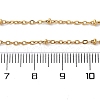PVD Vacuum Plating 304 Stainless Steel Cable Chains Necklaces MAK-L015-41G-3